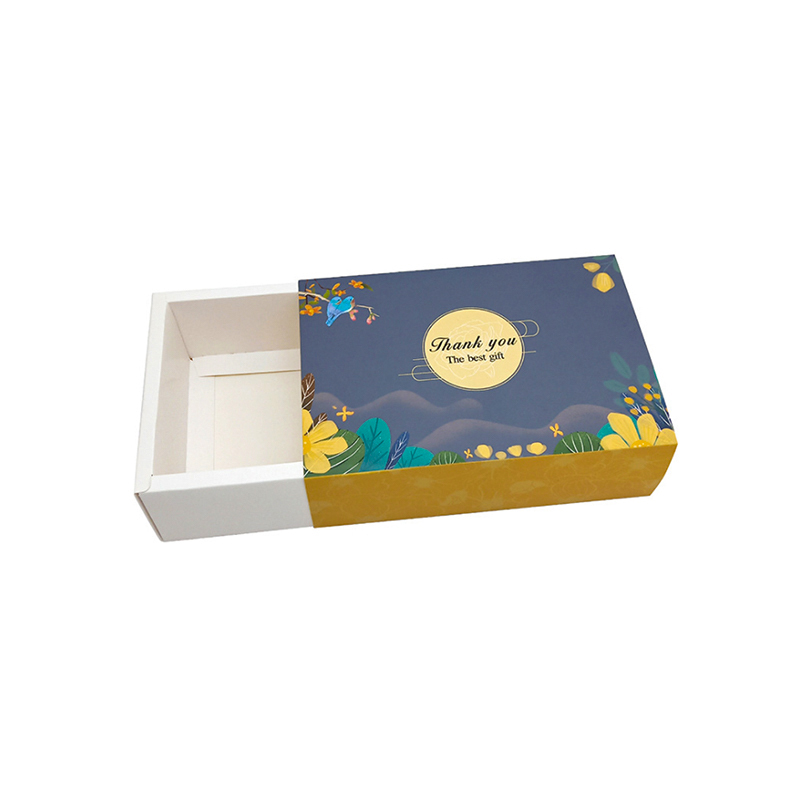 Luxury sliding out open cardboard paper packaging gift drawer box