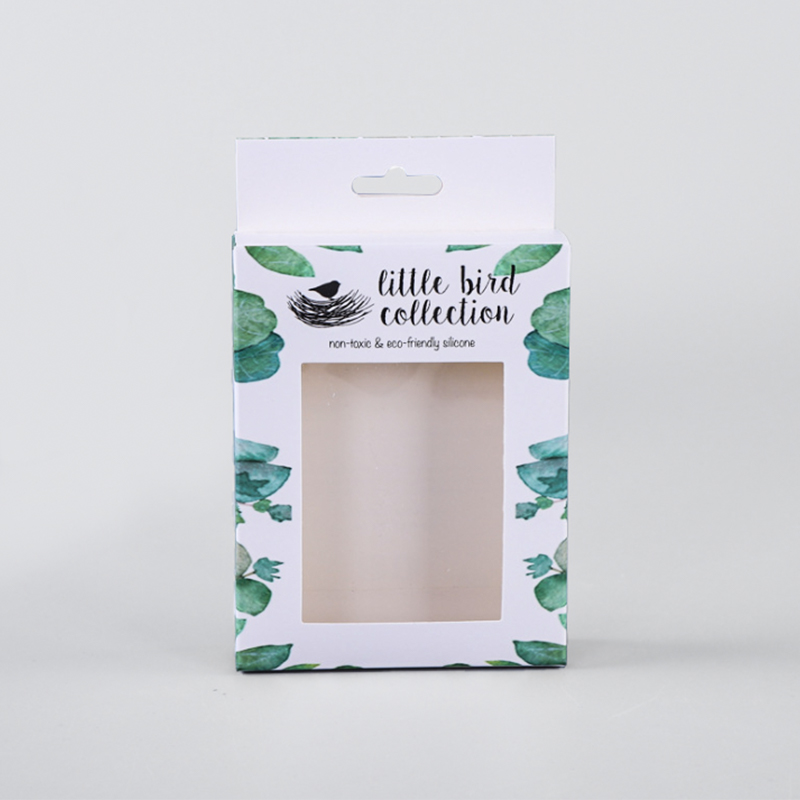 White cardboard printed packaging boxes
